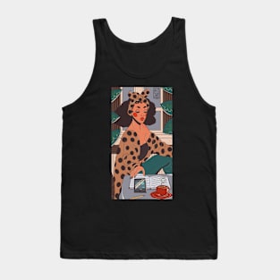 Cafe Girl Tank Top